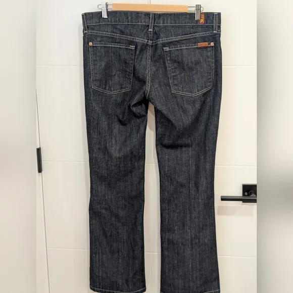 7 For All Mankind Bootcut Jeans Blue Size 32 - Picture 3 of 8